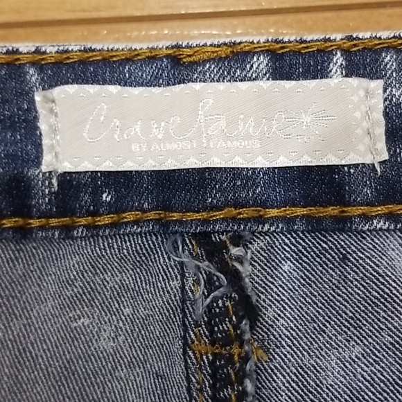 High Rise Acid Wash Stretchy Denim Shorts - Picture 8 of 9